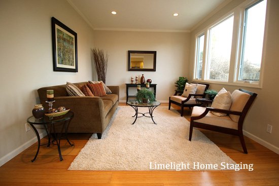 After image of a home staged in the Harbor area of Santa Cruz