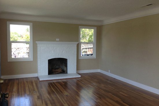 Before image of a home staged in the Live Oak area of Santa Cruz